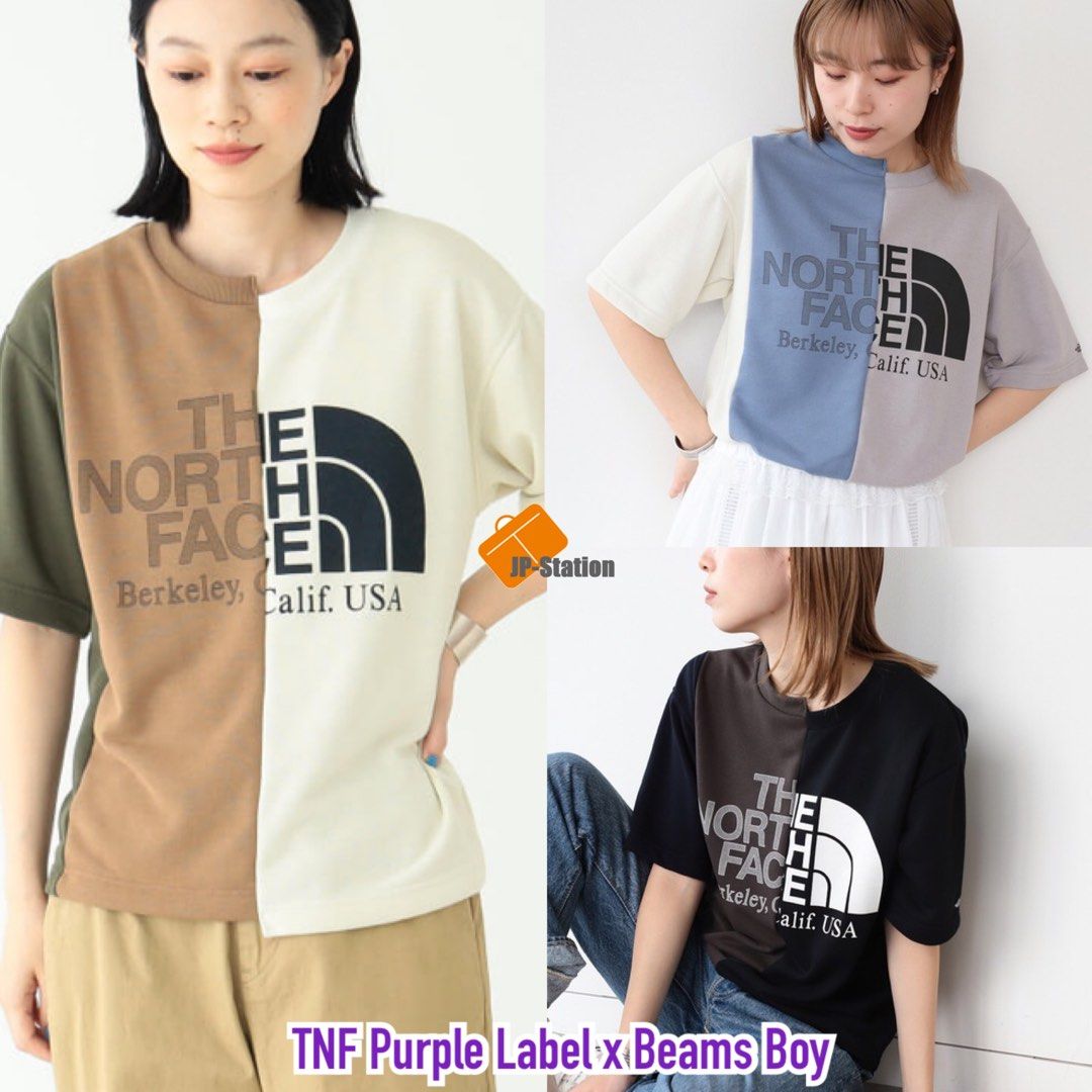 North face asymmetry logo tee store