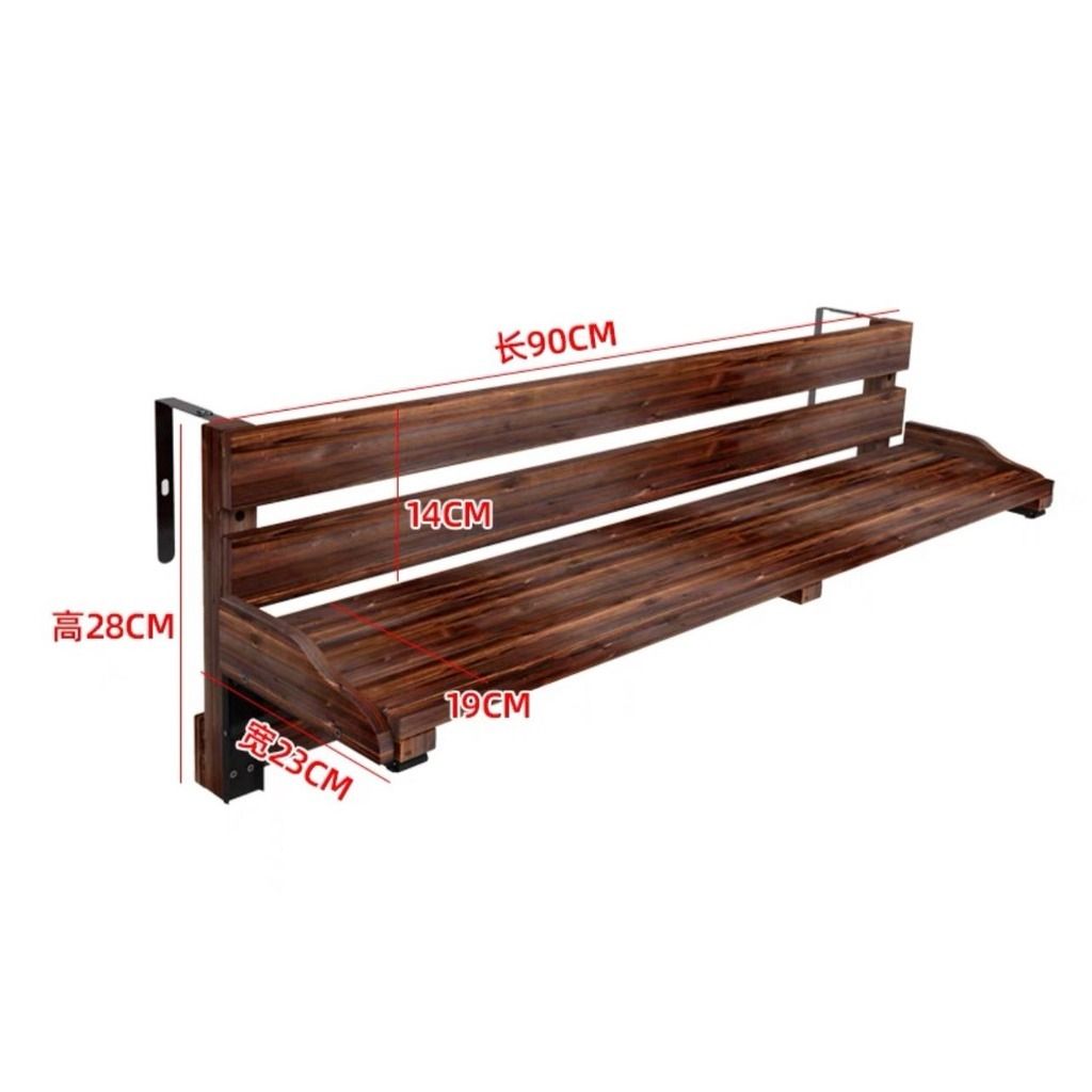 Adjustable Stainless Steel Rack Balcony Railing Flower Rack Hanging ...