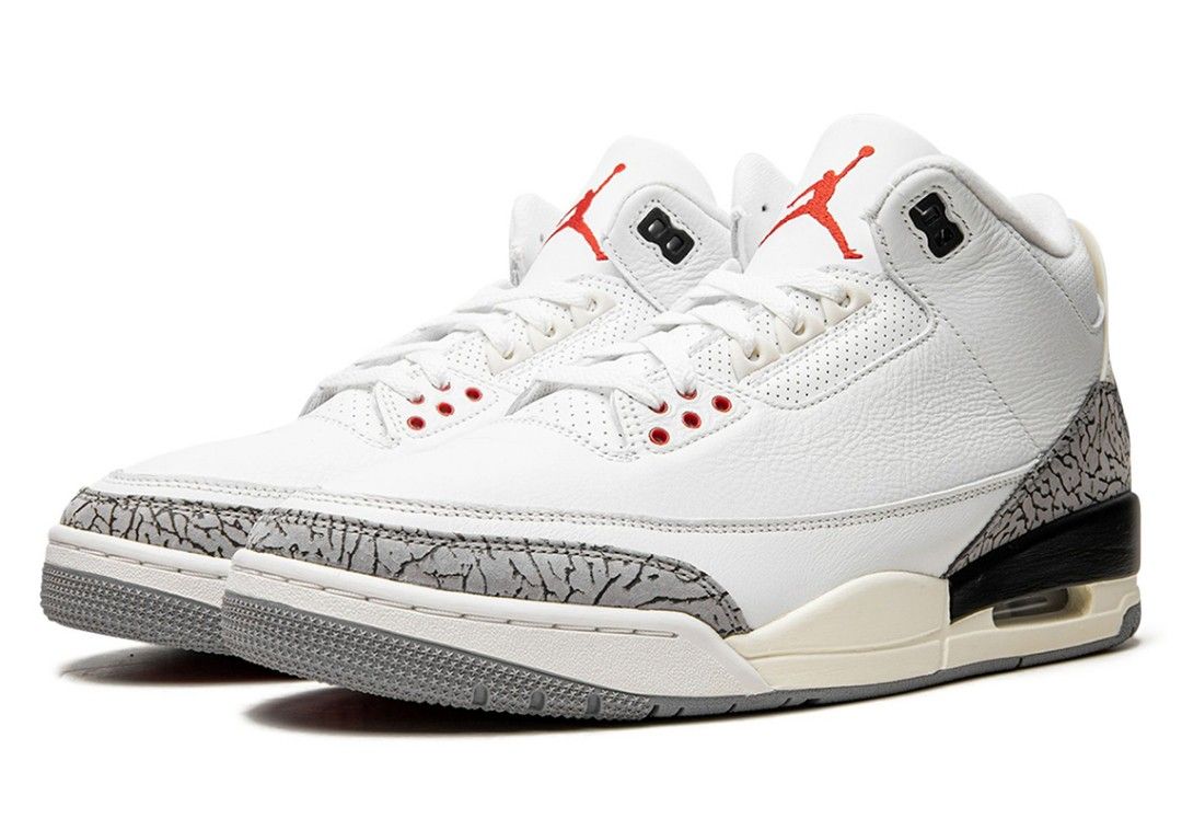 White cement 3's hot sale