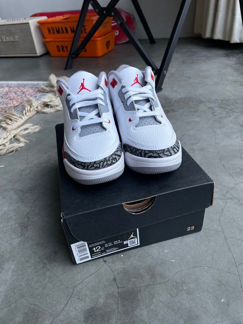 Red jordan 12 preschool discount