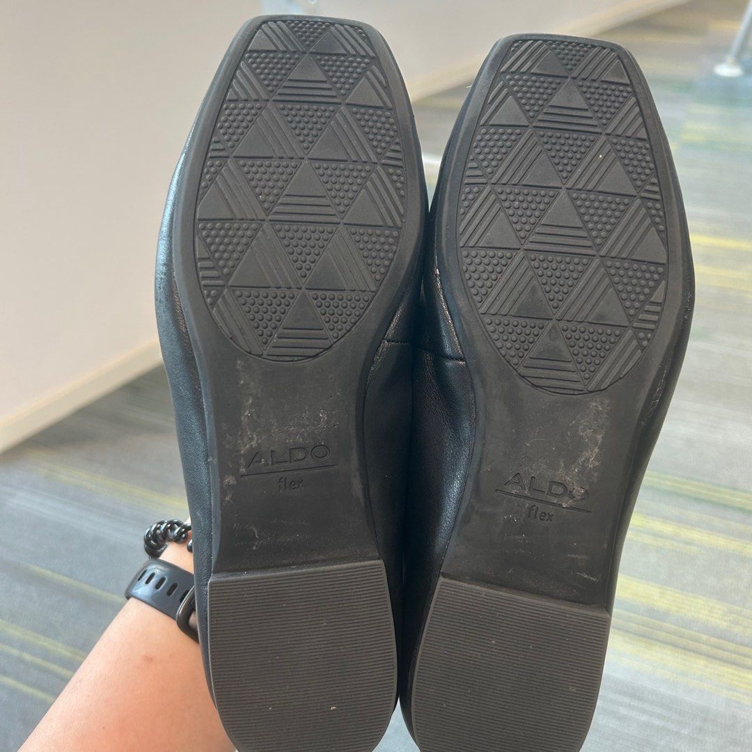 Aldo leather top pumps
