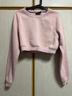 Alphalete Cropped Sweater (Pink)