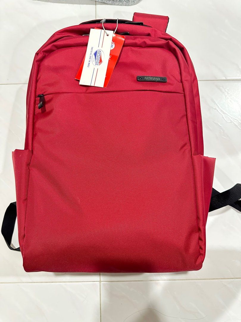 American tourister backpackRed, Women's Fashion, Bags & Wallets, Backpacks on Carousell