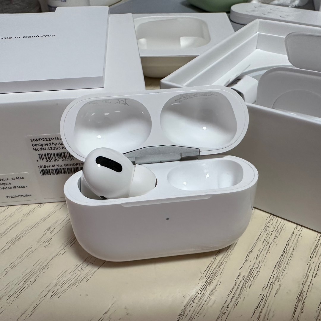 Apple AirPods Pro 左耳連充電盒left ear + case model A2190, 音響