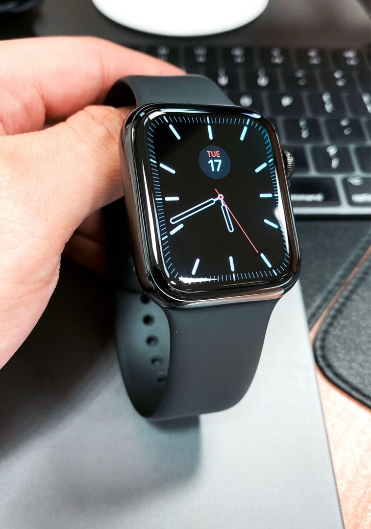 Apple watch 5 hot sale space black stainless steel