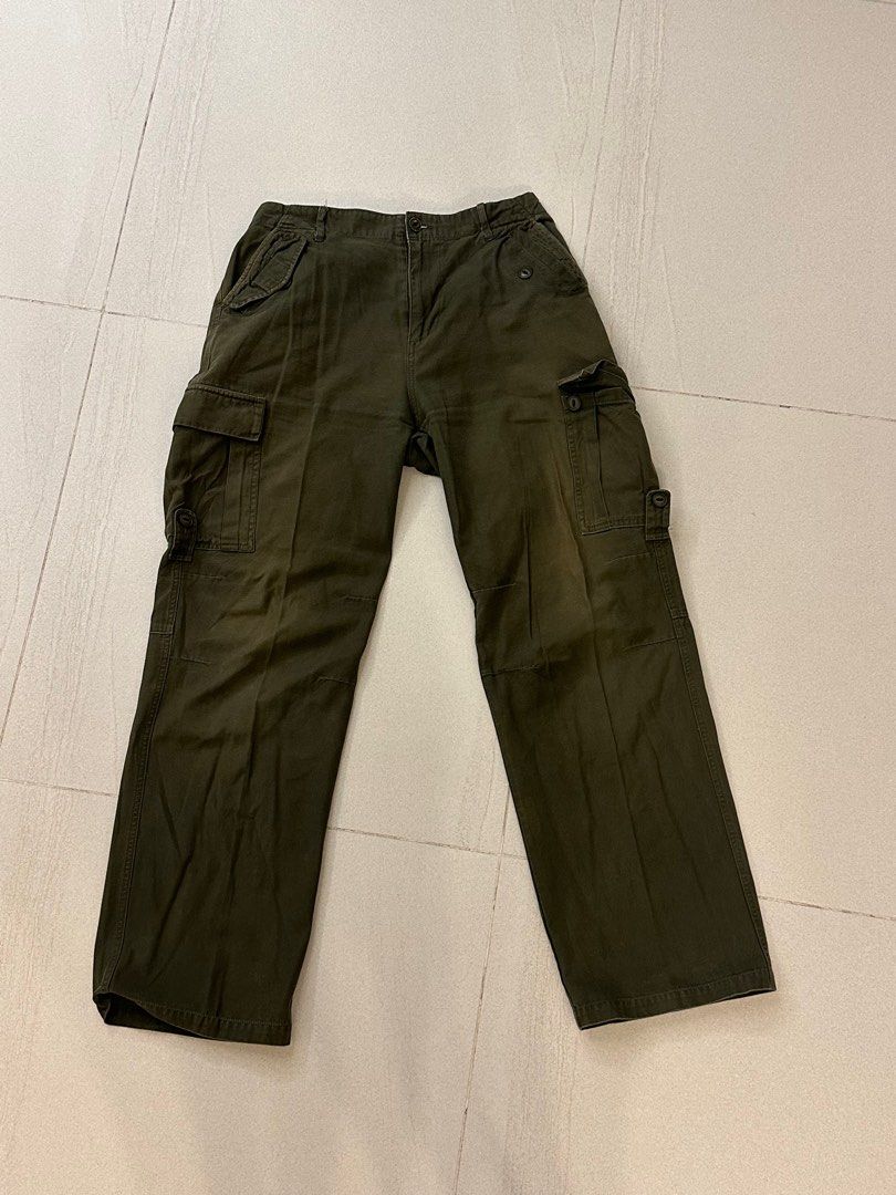 Army Green Cargo Pants Men s Fashion Bottoms Jeans on Carousell