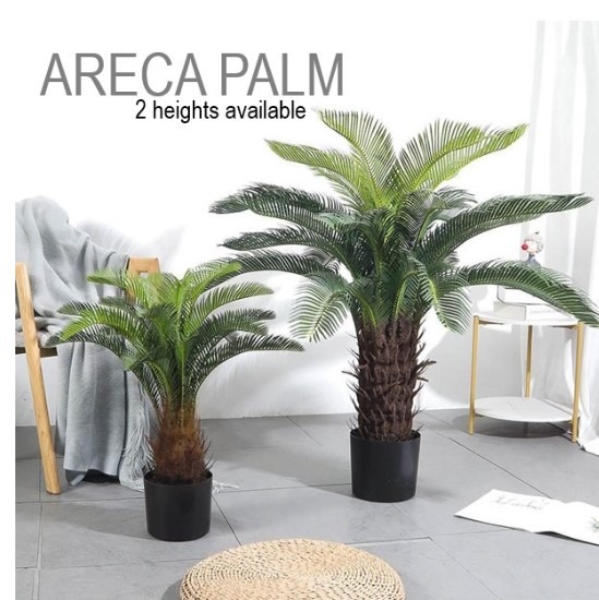 Artificial Realistic Areca Palm Tree Plant Faux Flower Plants
