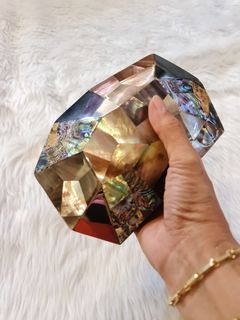Artisan Mother of Pearl Clutch