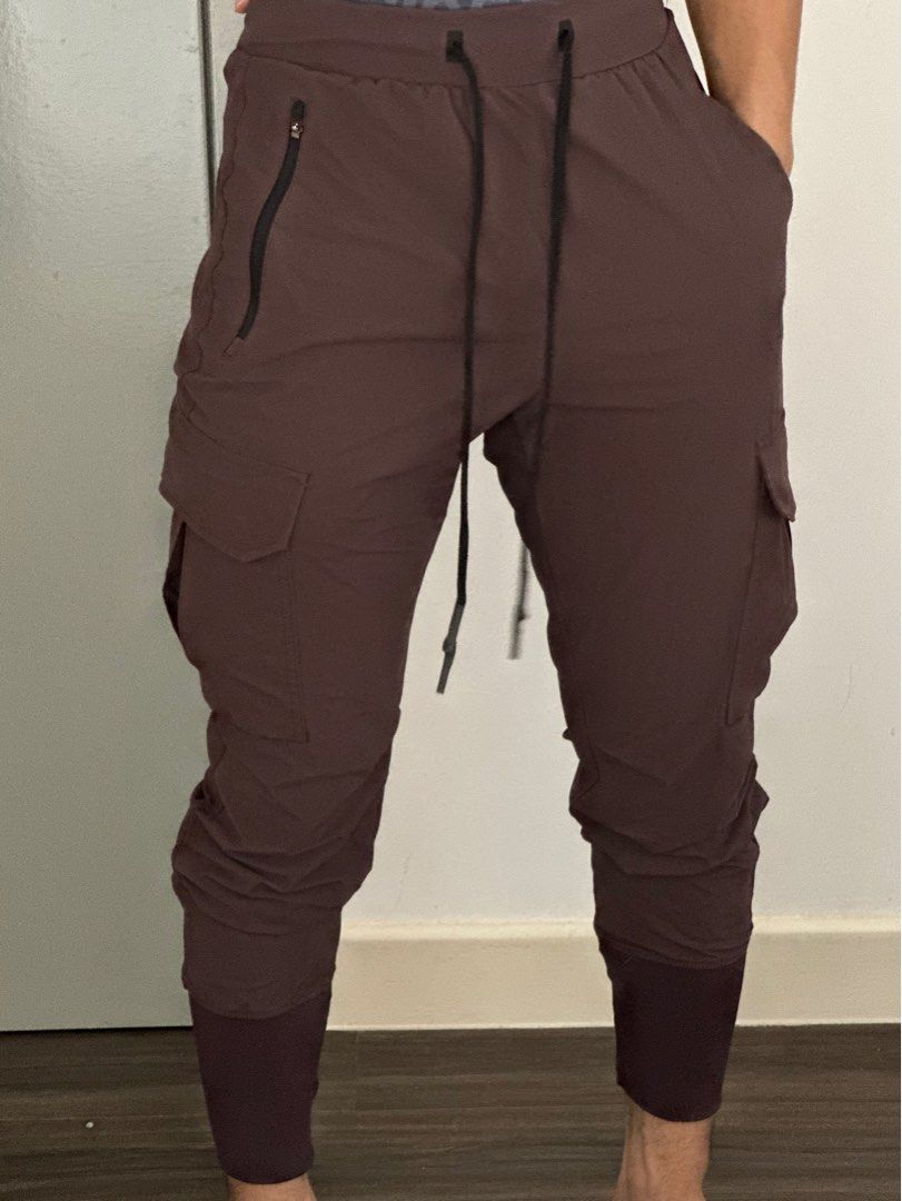 ASRV Cargo High Rib Joggers Men s Fashion Bottoms Joggers on Carousell