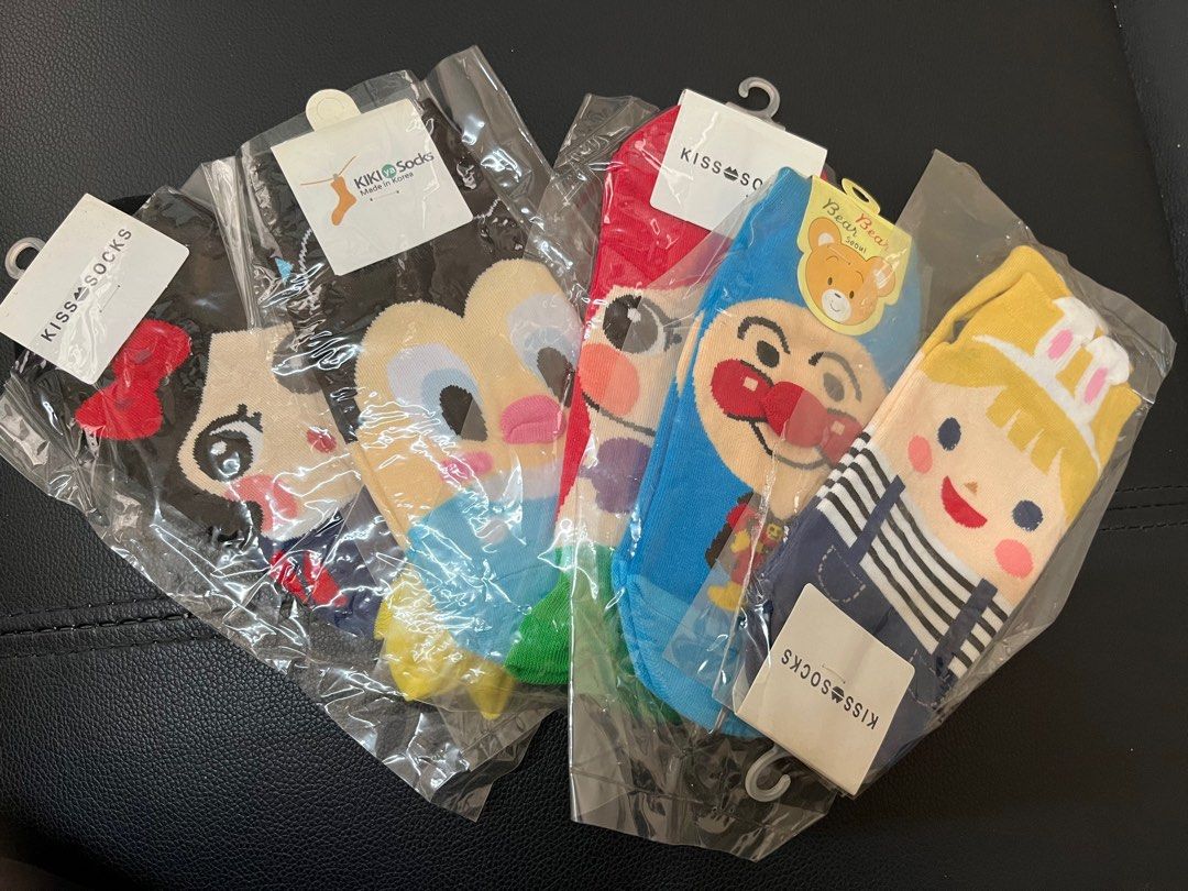 Assorted socks (Category: Socks & Tights) located in Singapore. Submitted by beans_talk (Listing ID 1219969686, Image 1). Description: Brand new socks for $2 a pair! Other designs available too..