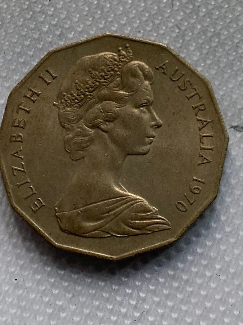 Australia 1970 50cents Coin Cpt Cook, Hobbies & Toys, Memorabilia & Collectibles, Currency on