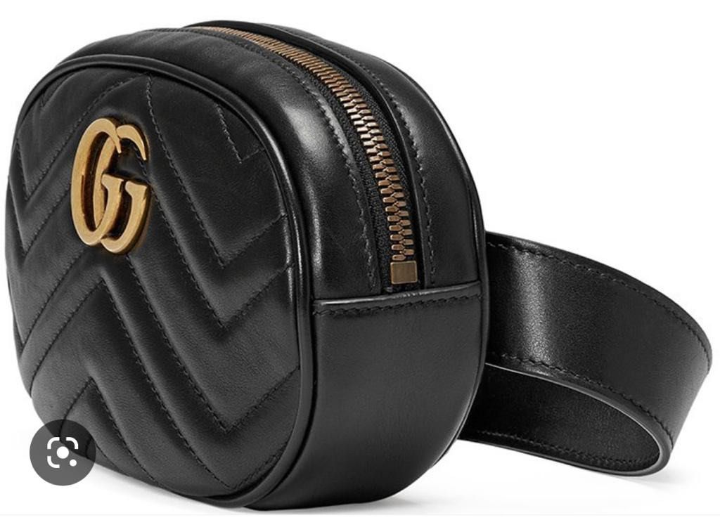 Authentic Gucci marmont classic belt bag Luxury Bags Wallets