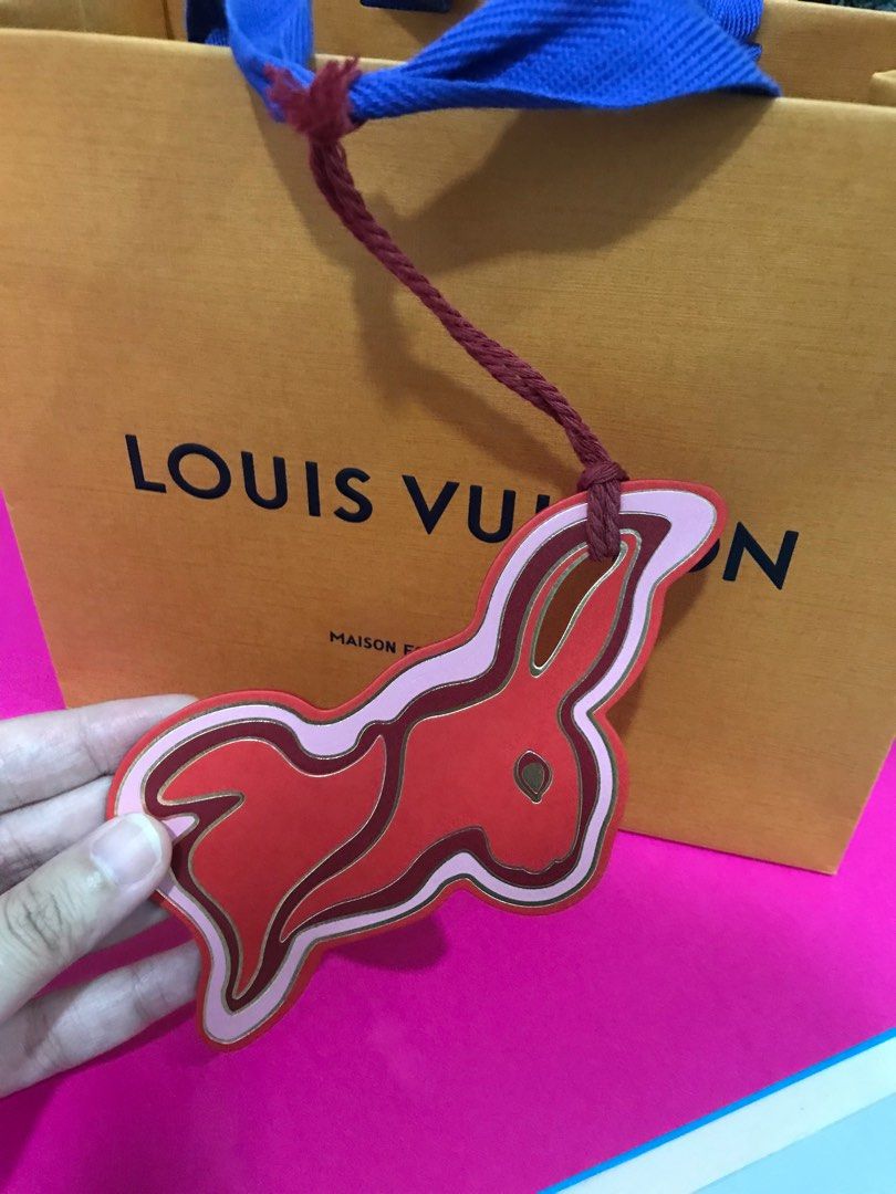 Authentic Louis Vuitton Small Paper Bag with LV Rabbit Tag, Luxury