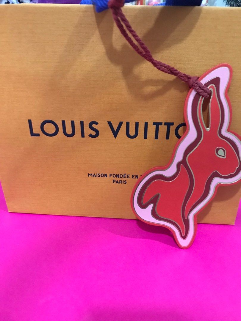 Authentic Louis Vuitton Small Paper Bag with LV Rabbit Tag, Luxury