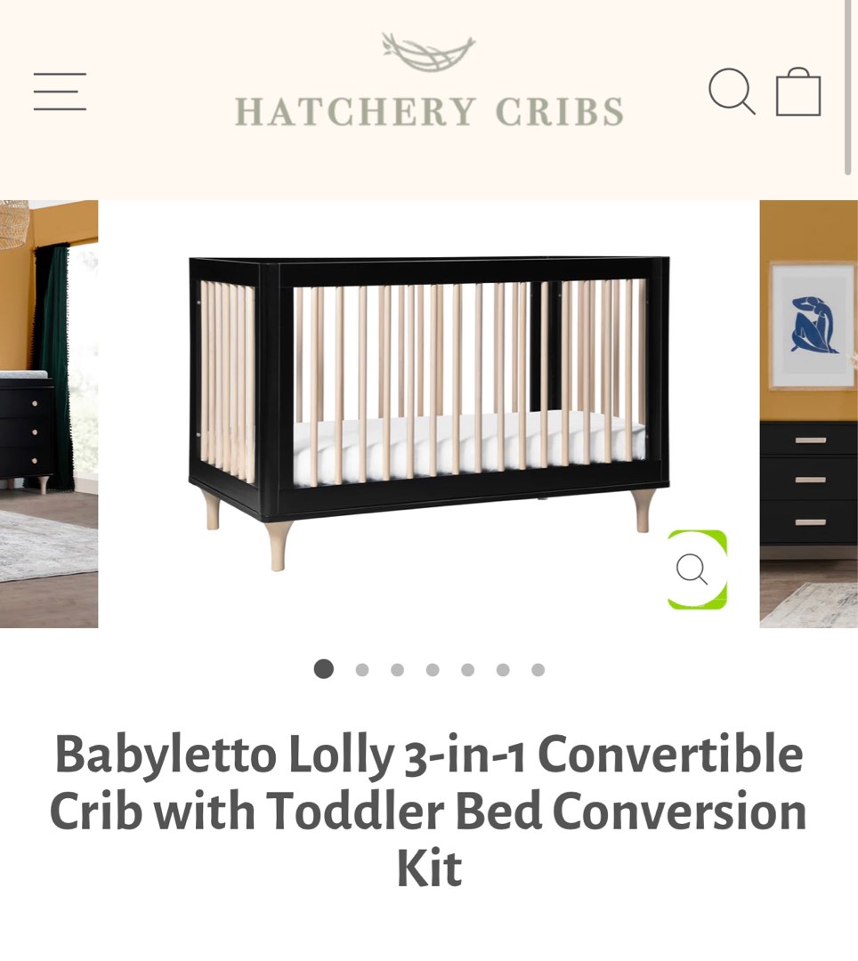 Babyletto 3 in 1 crib /toddler bed, Babies & Kids, Baby Nursery & Kids
