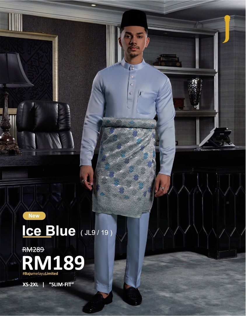 Baju melayu slim hotsell fit jakel 2019