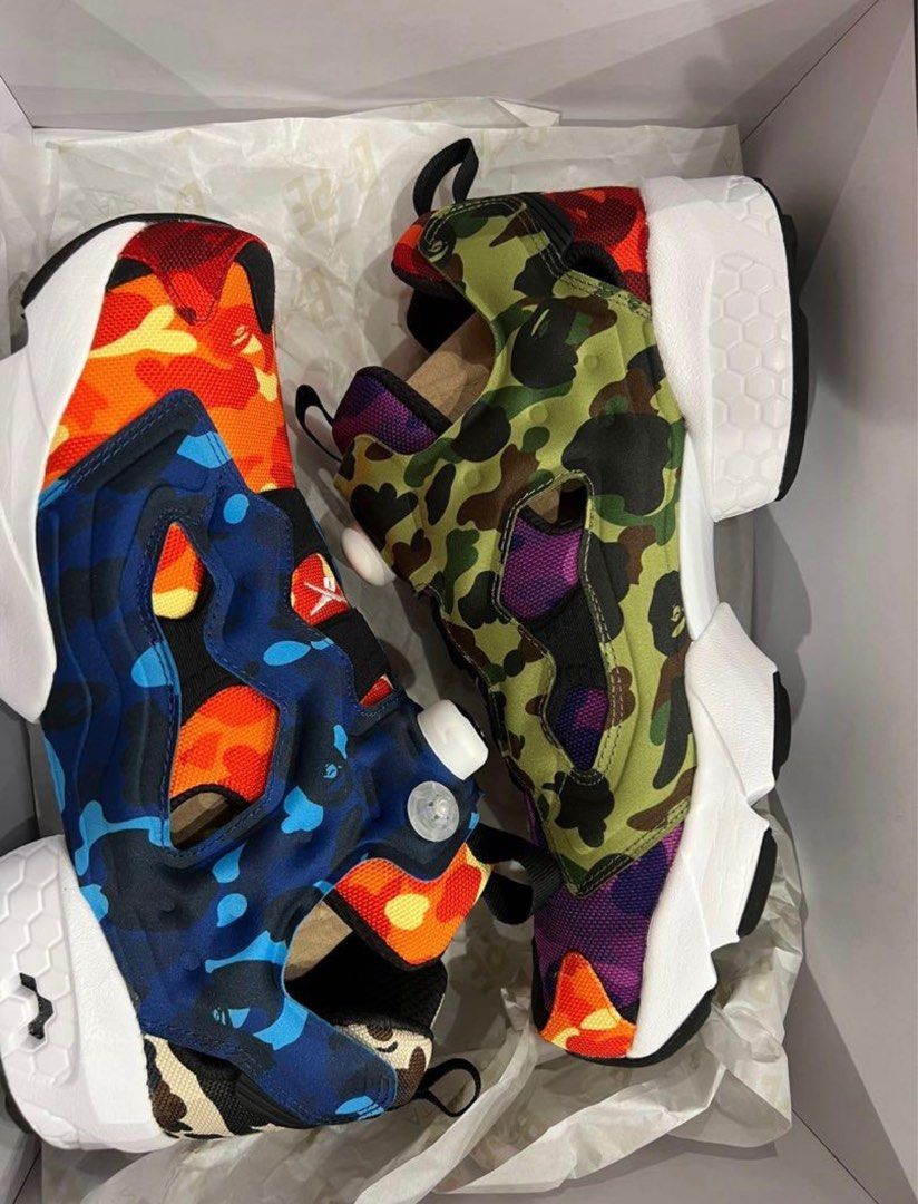 Reebok pump hotsell bape