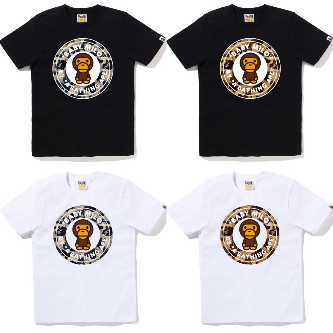 BAPE COOKIE CAMO 2 MILO BUSY WORKS TEE, Women