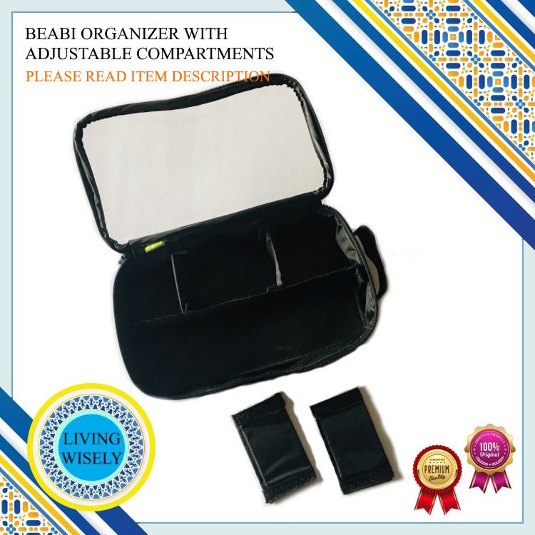 Beabi Large Organizer with Adjustable Compartments Furniture Home Living Home Improvement Organization Storage Boxes Baskets on Carousell