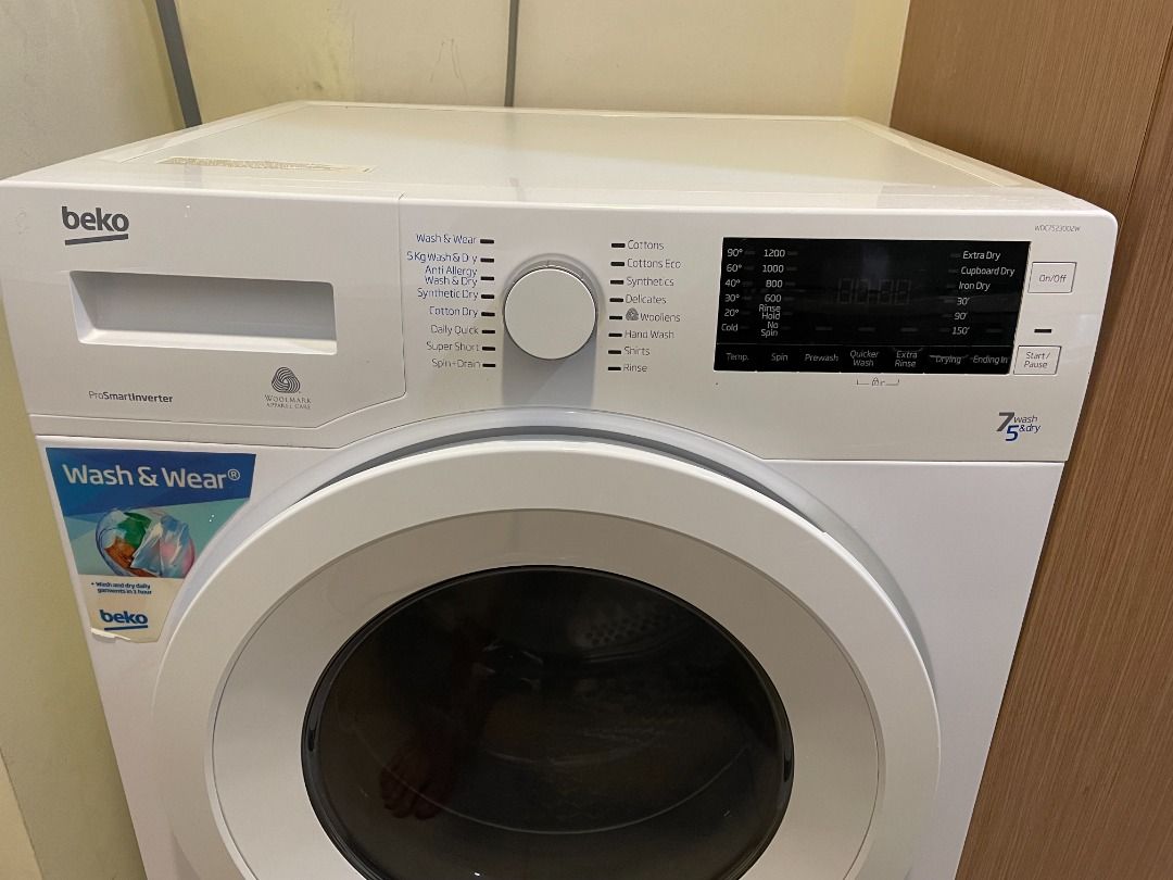 Beko washer/dryer, TV & Home Appliances, Washing Machines and Dryers on