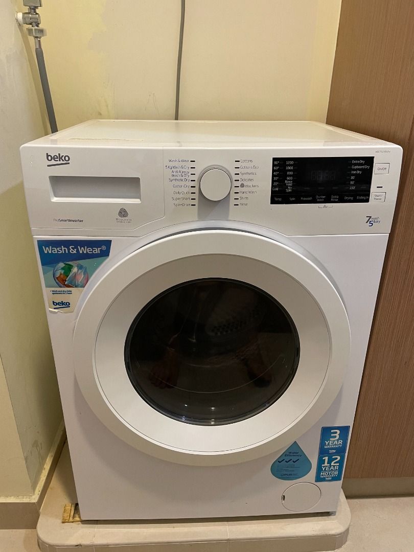 Beko washer/dryer, TV & Home Appliances, Washing Machines and Dryers on