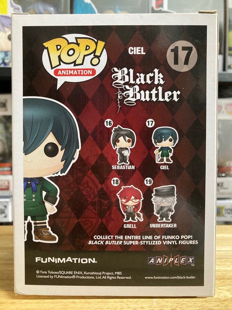 Black Butler Ciel Funko Pop Hobbies Toys Toys Games on Carousell