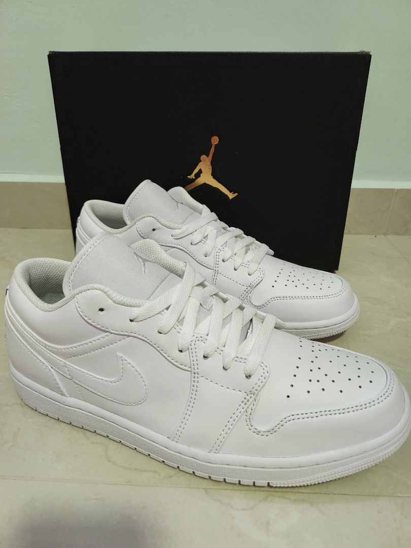BNIB Air Jordan 1 Low Triple White US9.5