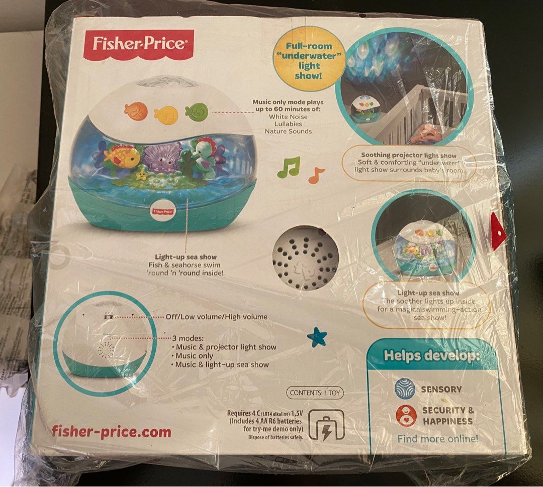 BNIB Fisher Price Calming Seas Projection Soother, Babies & Kids