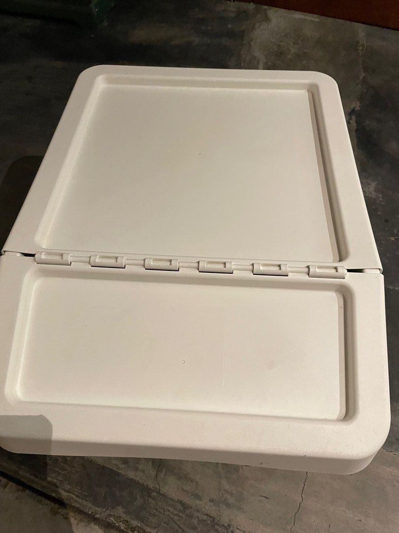 Boxes (Category: Storage Boxes & Baskets) located in Bukit Baharu. Submitted by recycler. (Listing ID 1220108895, Image 3). Description: IKEA plastic container with lid original price RM 59 no nego .