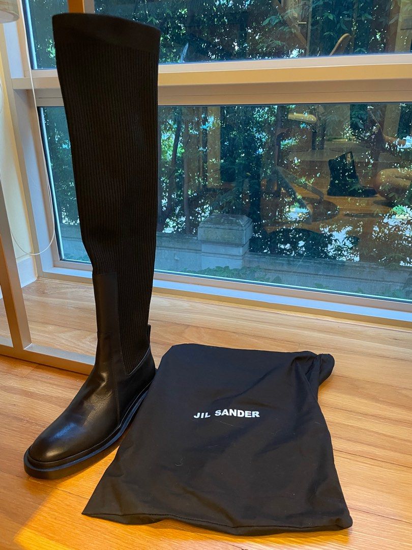 Jil sander booties hotsell