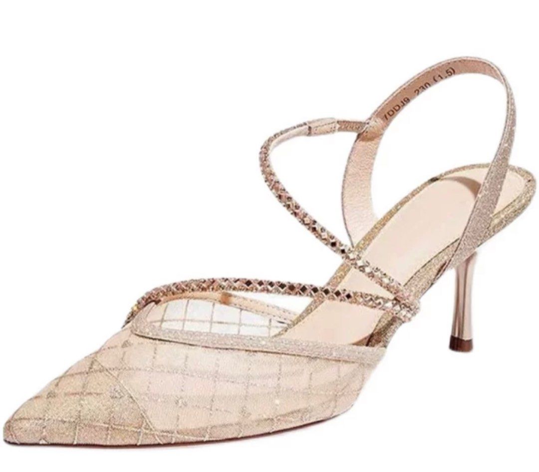 Gold kitten new arrivals heels