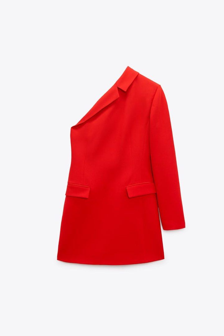 Brand New Zara Asymmetric Blazer Dress XS Women s Fashion