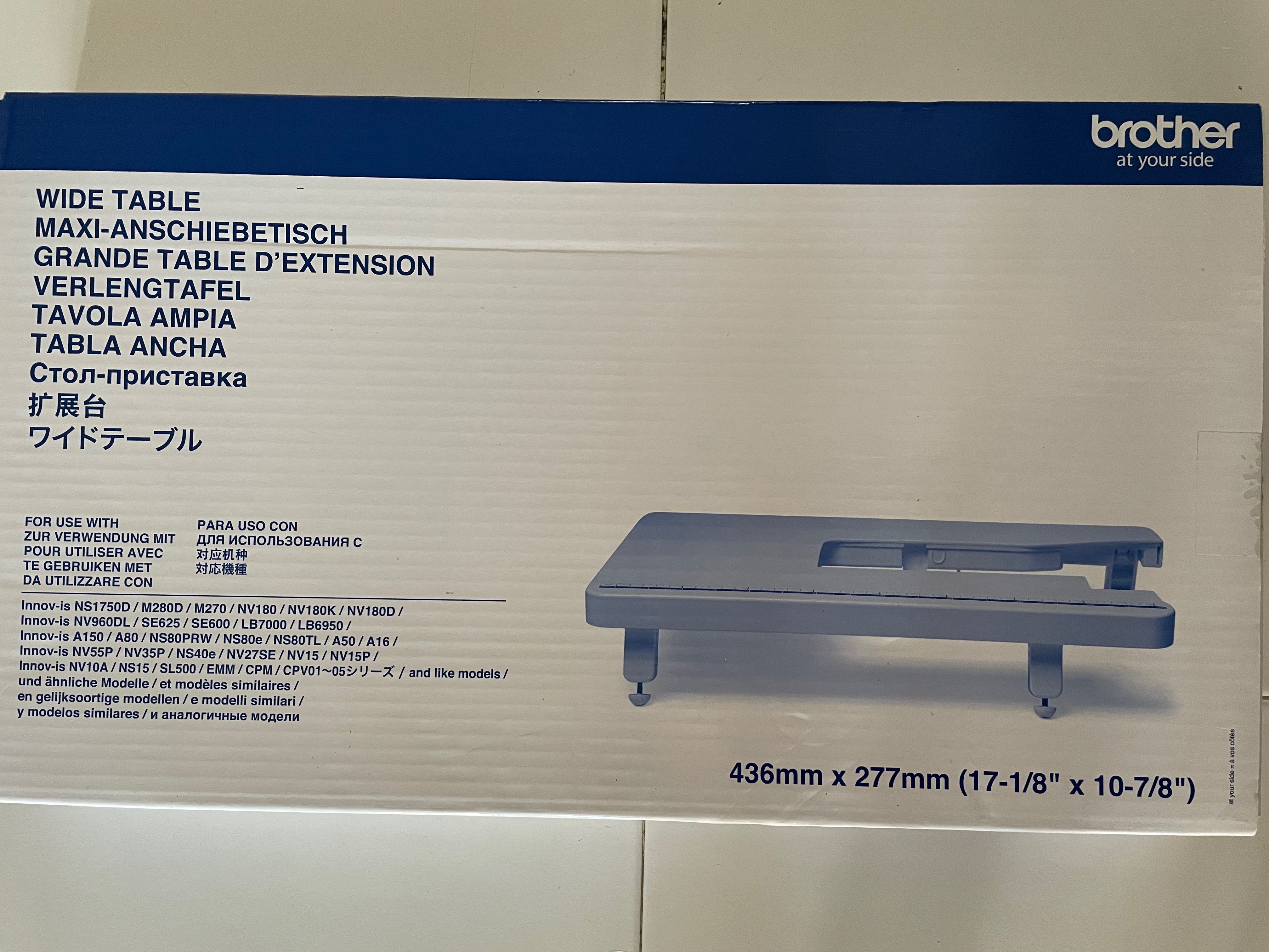 Brother sewing machine wide table extension, Hobbies & Toys