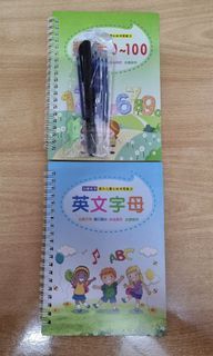 Buku Belajar Menulis Huruf dan Angka