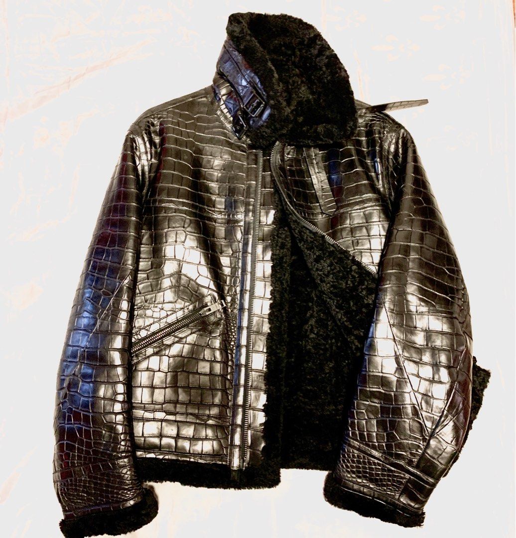 Burberry crocodile jacket shop