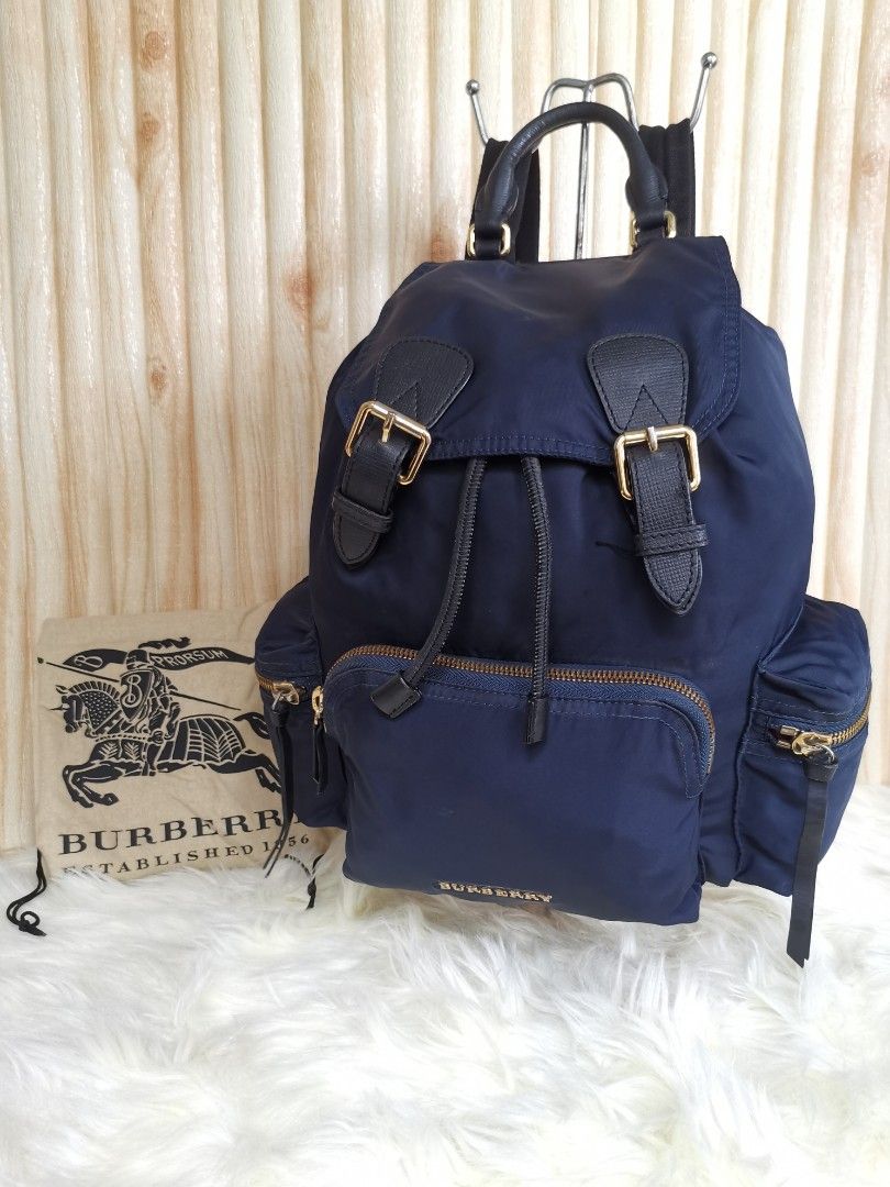 Burberry backpack blue shop