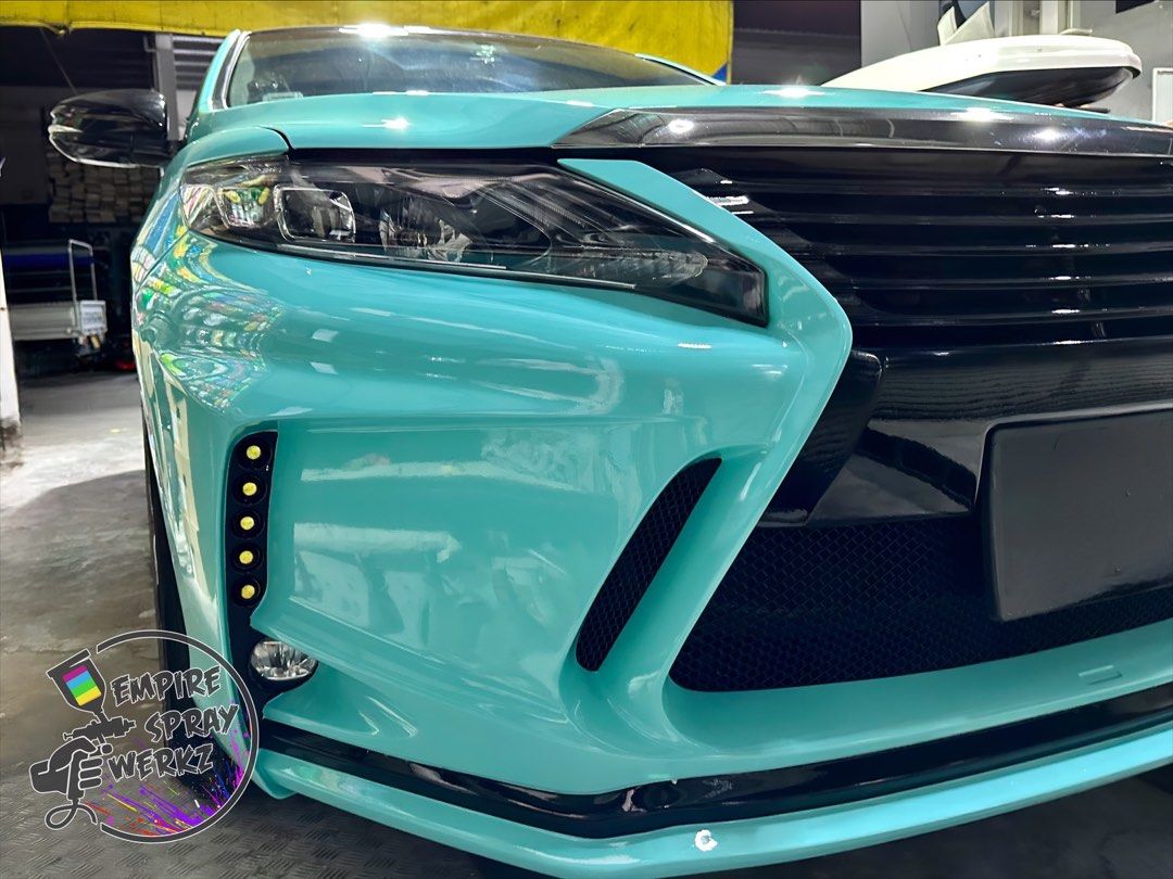 Car Spray Painting Tiffany Blue, Car Accessories, Car