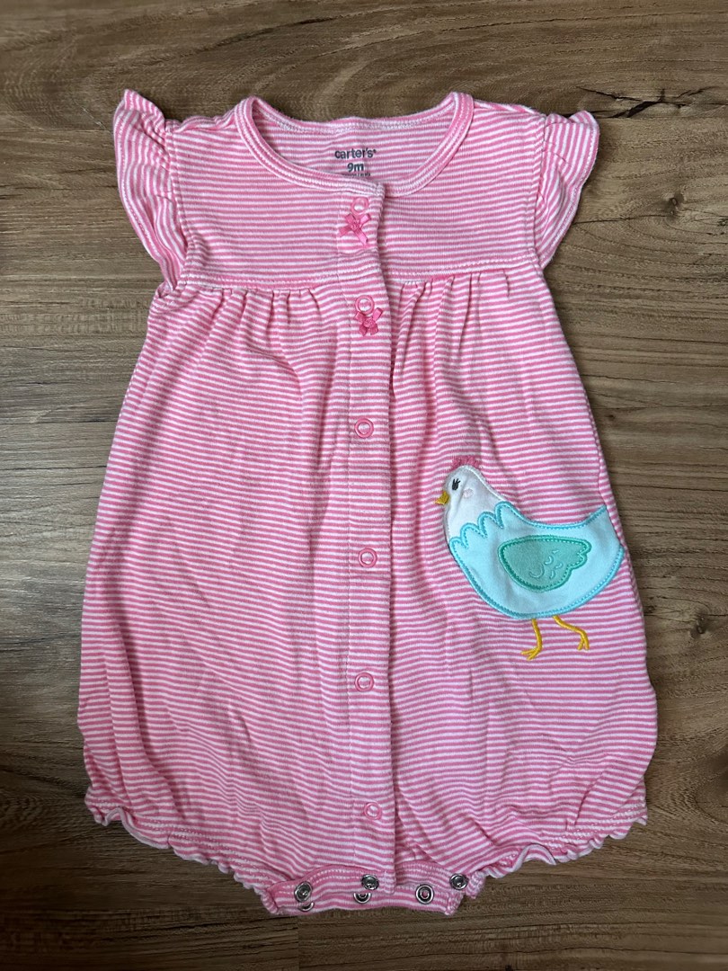 Carters baby girl romper sales