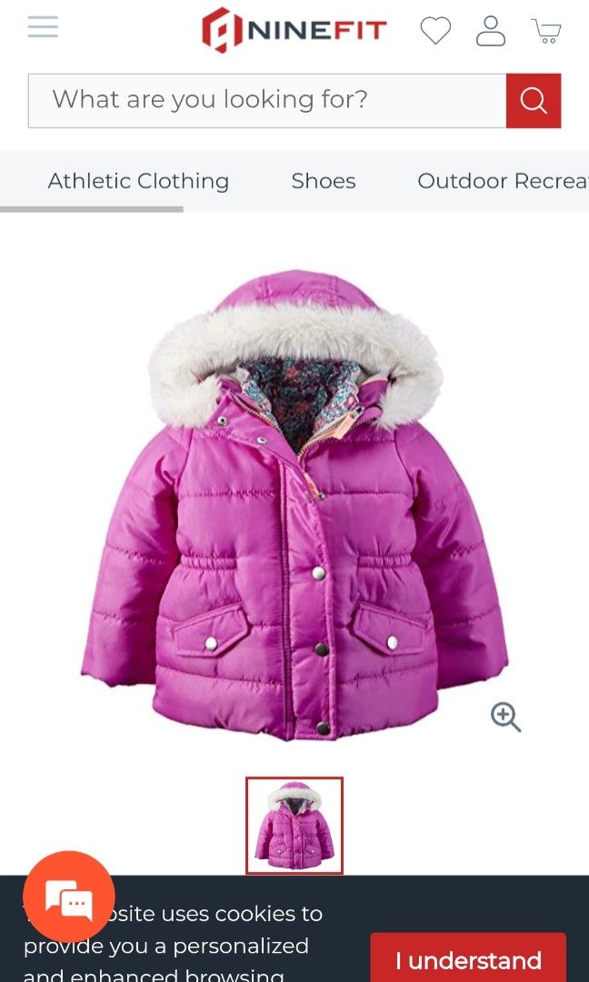 Carter s Girls Heavyweight 4 in 1 Jacket S 4 Purple Print