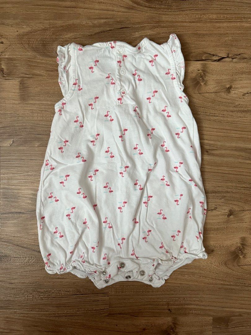 Carter's flamingo shop romper