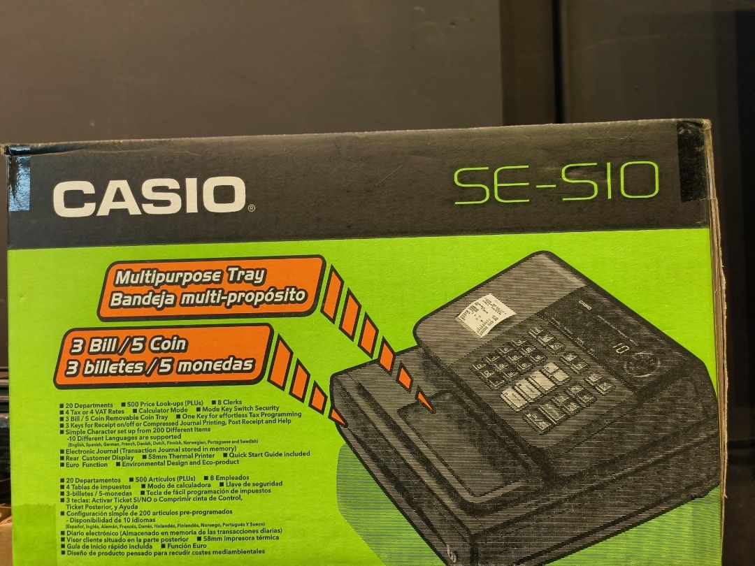 Casio SES10 Cash Register, Computers & Tech, Office & Business
