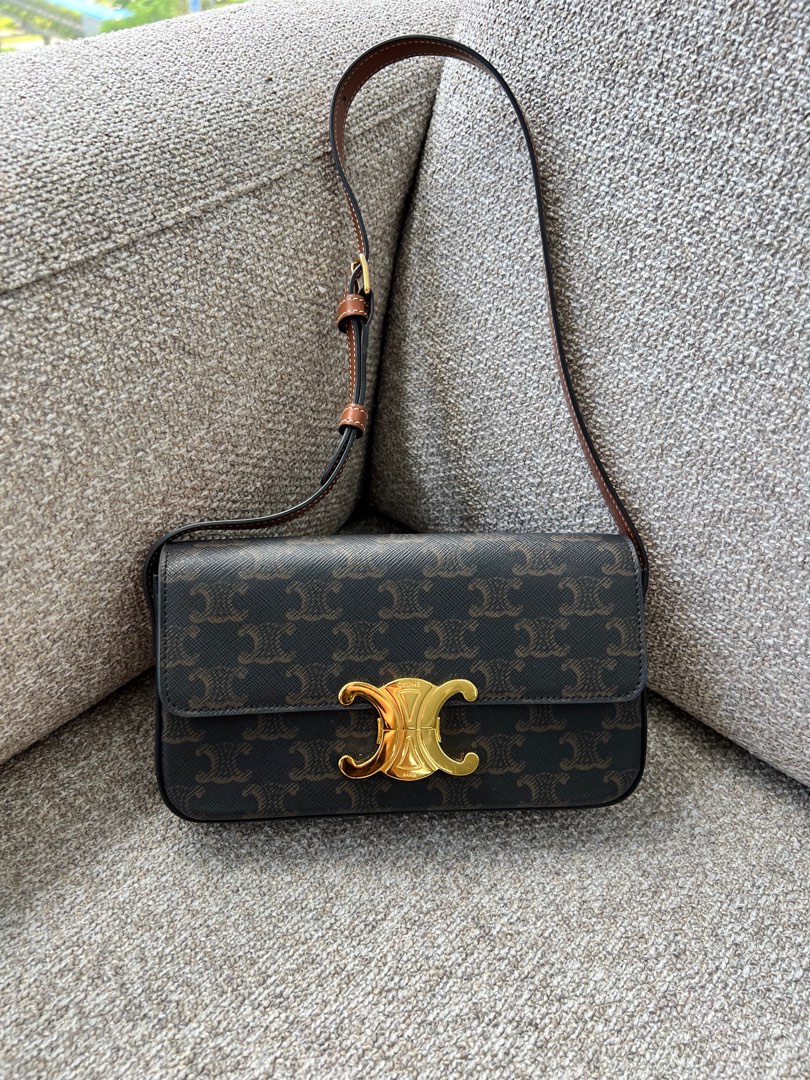 Celine Triomphe Shoulder Bag, Women's Fashion, Bags & Wallets, Shoulder
