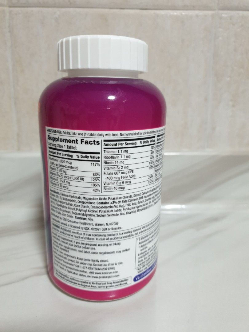 Centrum Multivitamin for Women 250 Tablets (Expiry in October 2023