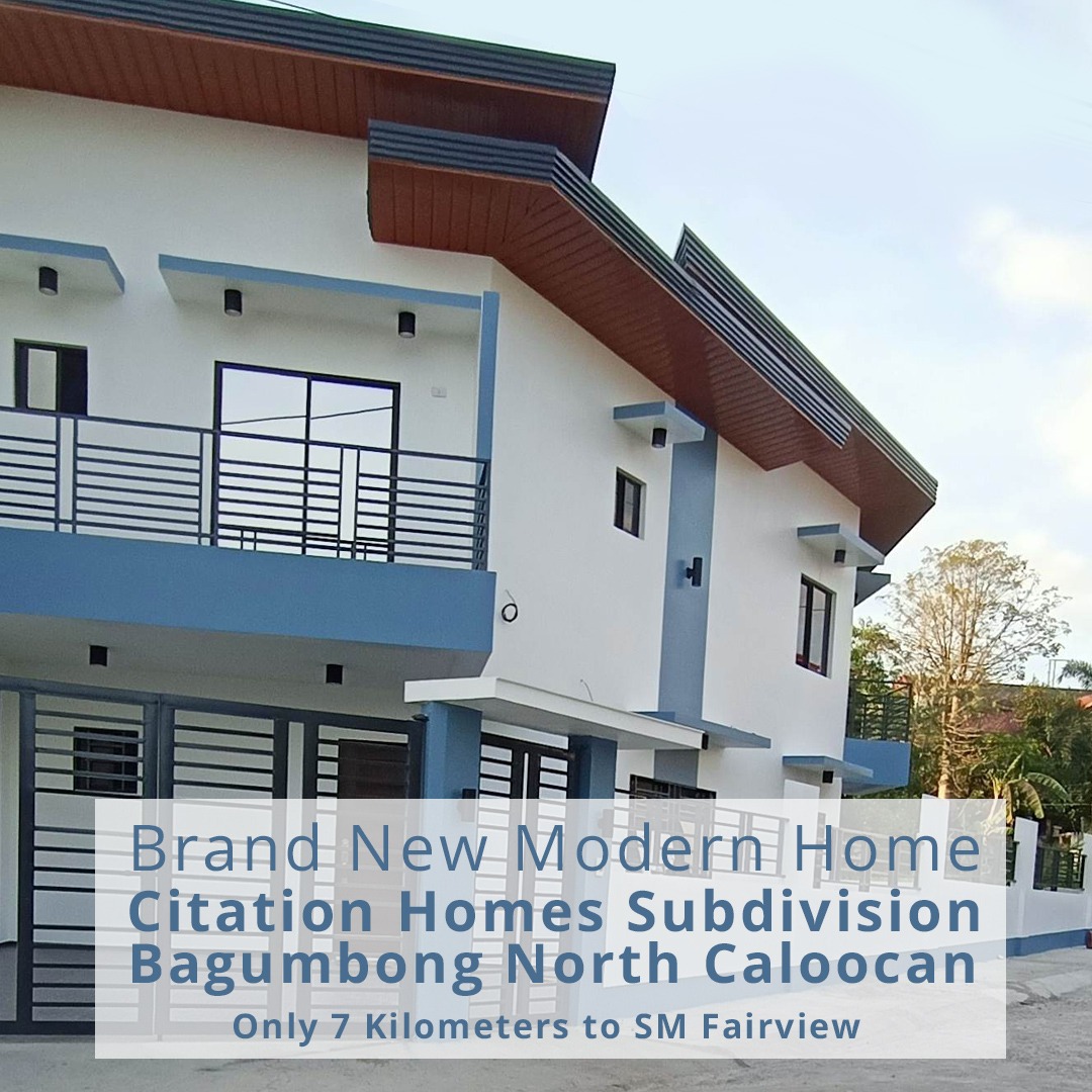 Citation Homes Subdivision, Bagumbong North Caloocan. Brand new modern