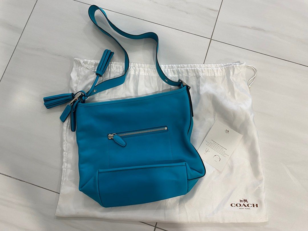Tiffany blue shop coach purse