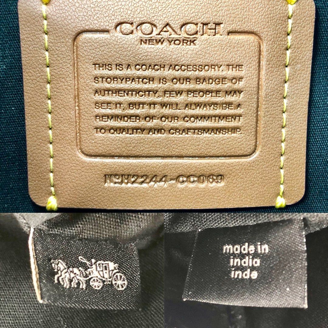 COACH CC069 CHARTER JACQUARD SHOULDER BAG 237007773 :, Luxury, Bags &  Wallets on Carousell