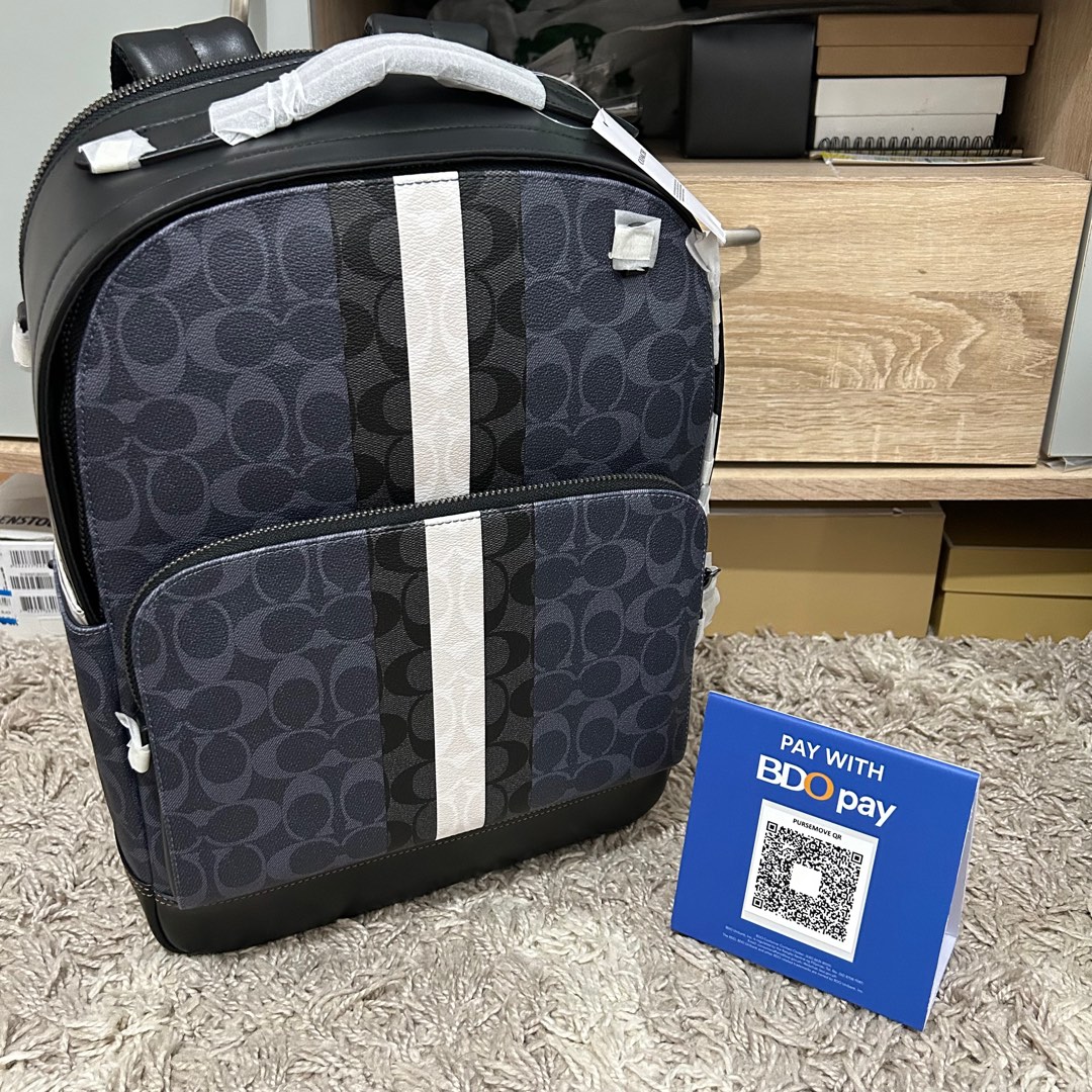 Coach graham backpack, Men's Fashion, Bags, Backpacks on Carousell