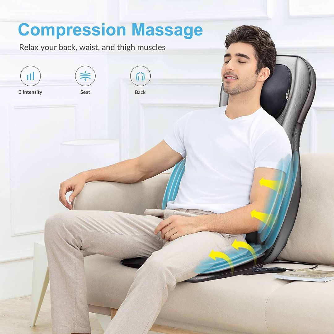 Comfier Cordless Knee Massager with Heat,Shoulder Heating Pad with Mas