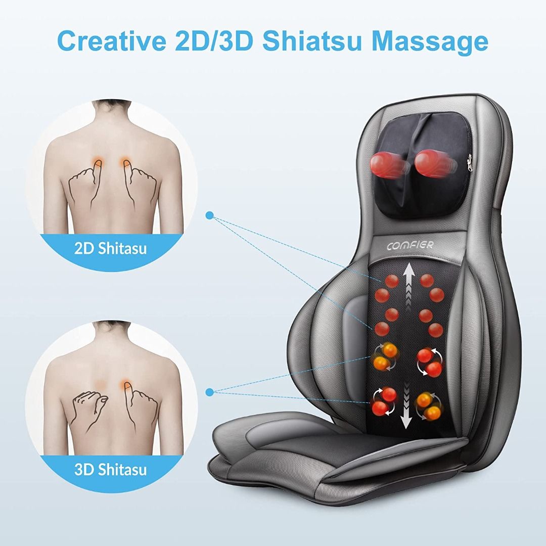 Comfier air compression shiatsu neck shop and back massager