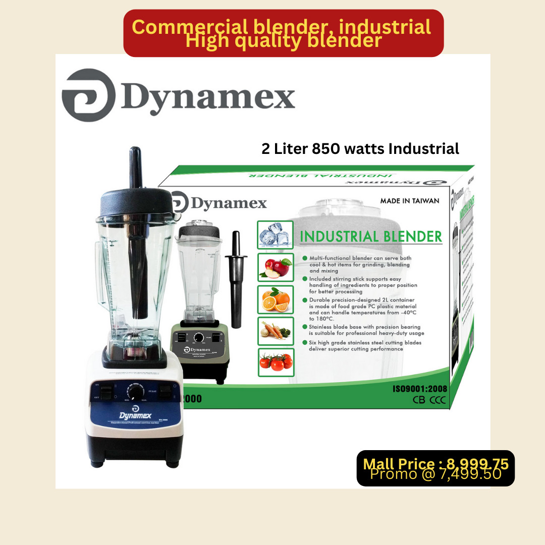 Commercial blender, industrial , High quality blender Dynamex DX2000